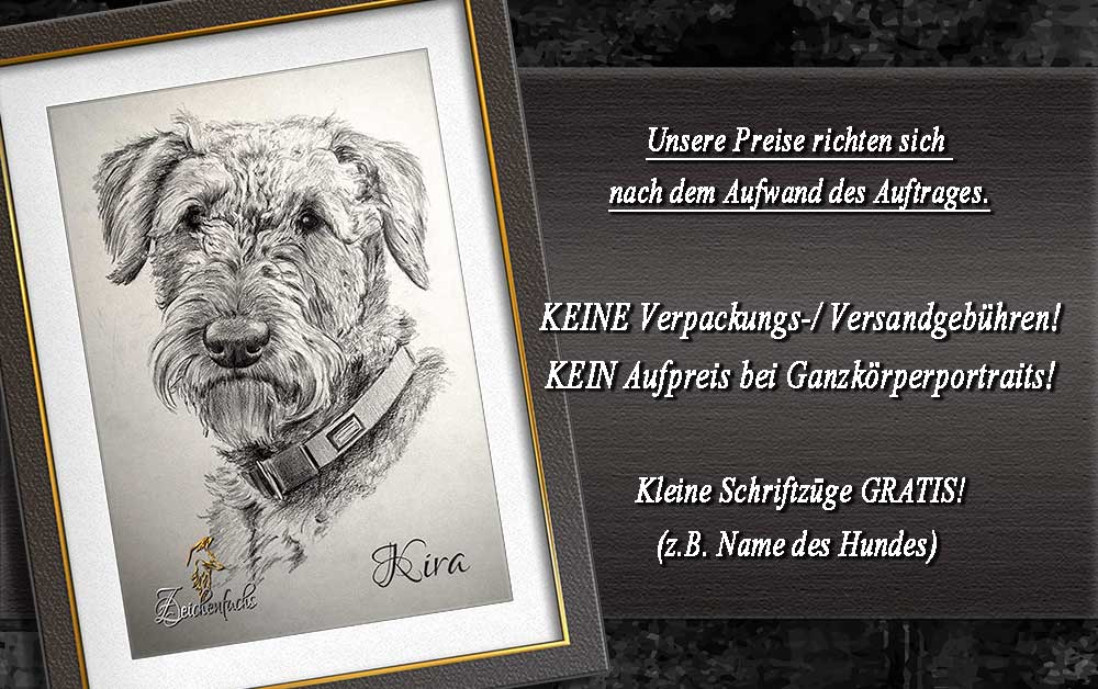 Hundeportrait Preisliste